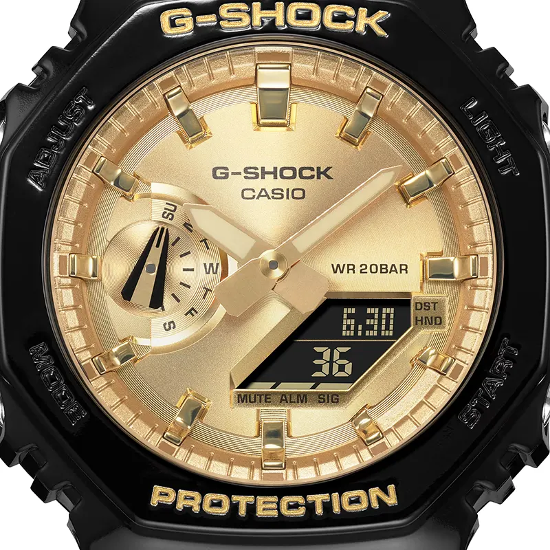 Casio G-Shock GA-2100GB-1A Gold Dial Men's Watch